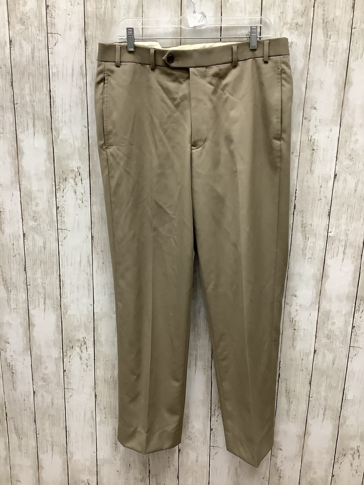 Brooks Brothers Madison Fit Men’s Beige Slacks Size 34 X 32 0401-14