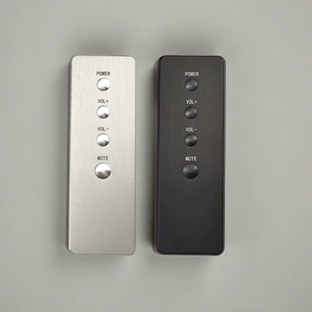 Universal Aluminum Infrared Audio Remote Controller with Learning Functionality