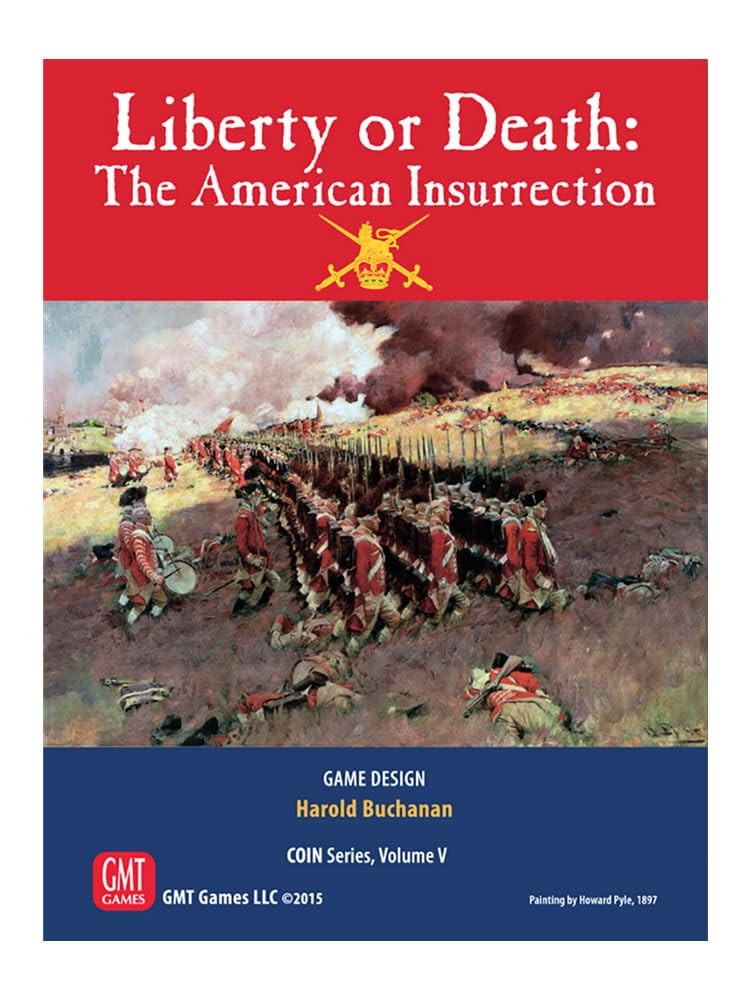 GMT Games Liberty or Death: American Insurrection Board Game NEW 80s War Stra...