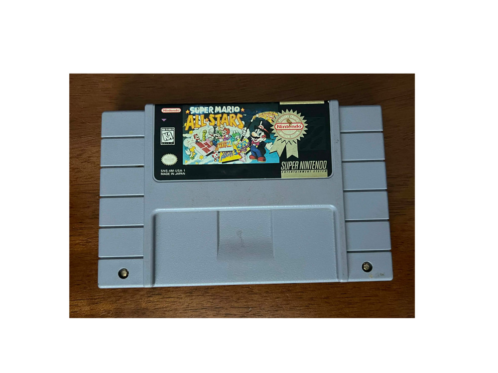 Super Mario All-Stars SNES Super Nintendo Players Choice Authentic Tested Clean
