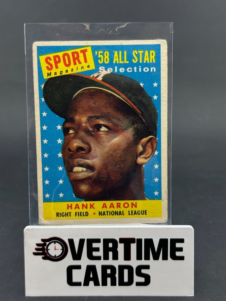 1958 Topps - Sport Magazine '58 All Star Selection Hank Aaron #488