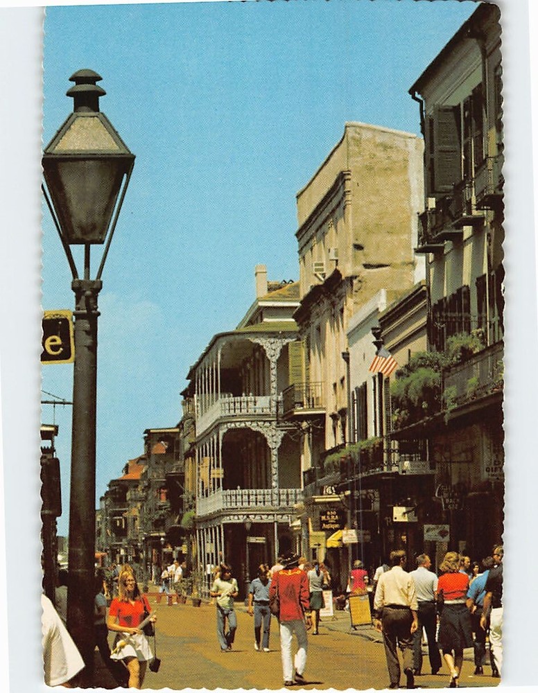 Postcard Royal Street, New Orleans, Louisiana
