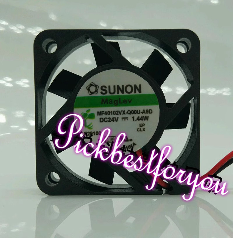 1PC SUNON MF40102VX-Q00U-A9D 4010 24V 1.44W 4CM 2wire Cooling Fan #H96 YD /