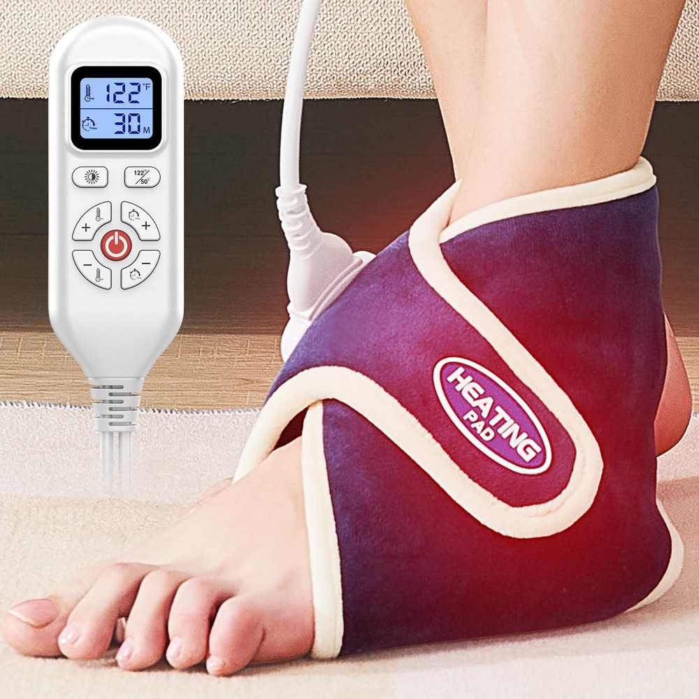 Cameco Electric Heating Pad for Achilles Tendon and Foot Pain Relief with Auto Shut Off-image