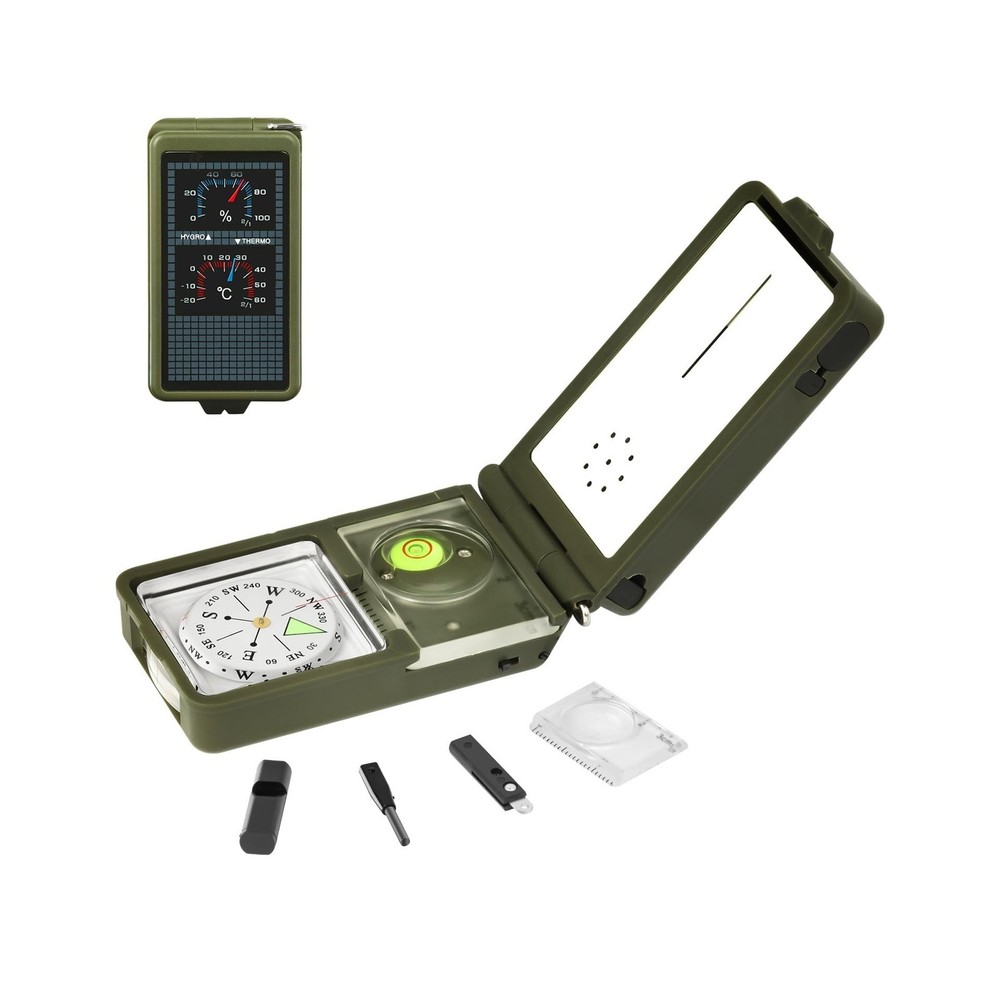 Multifunction Hiking Compass for Survival and Backpacking Adventures