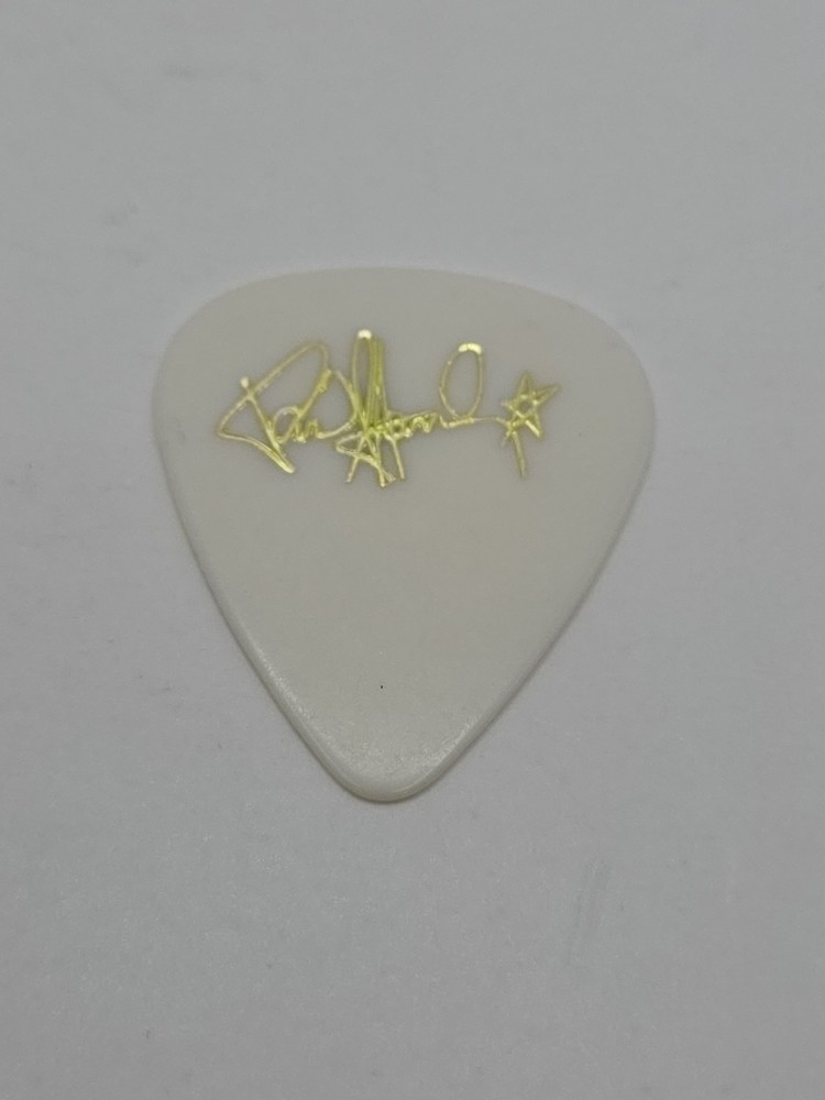 Vintage KISS Paul Stanley 1989 Solo Tour Guitar Pick Gold Signature