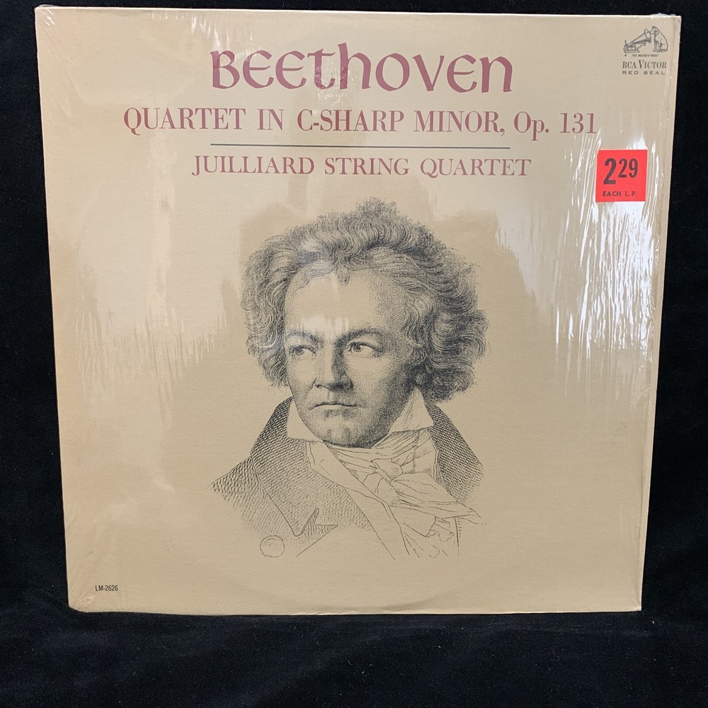 BEETHOVEN Quartet Op. 131 - JUILLIARD QUT RCA LM-2626 WD ST LP IN SHRINK