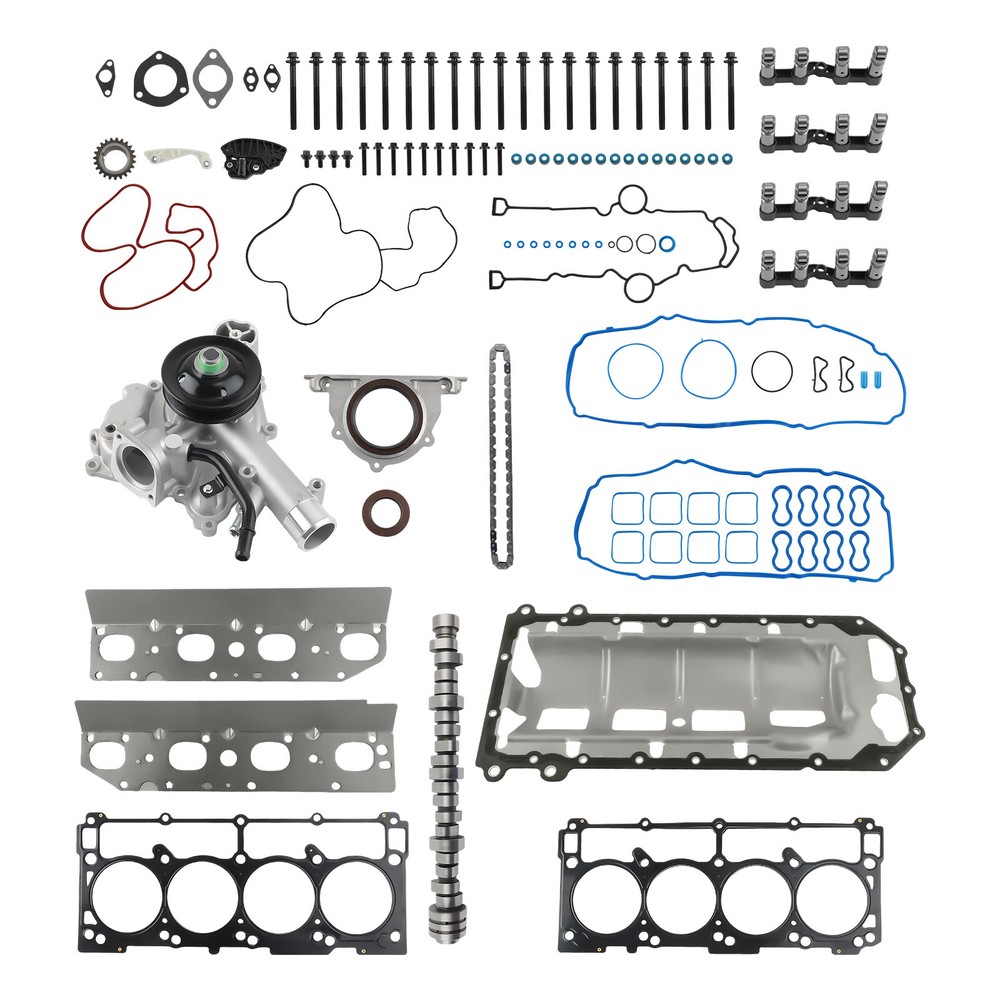 High-Performance MDS Lifters Cam Gasket Timing Chain Water Pump Kit for 2009 Dodge Ram 1500 5.7L V8 Engine