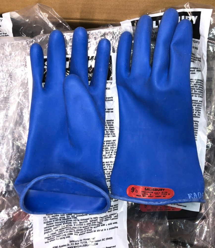 Salisbury D120 Type II 1000V AC Electrical Insulating Lineman Gloves-image