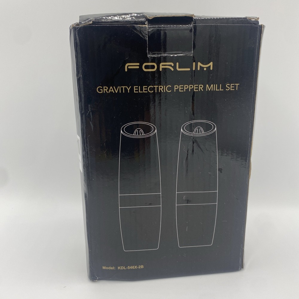 Forlim Gravity Elecgtric Pepper Mill Set Model KDL-546X-2B