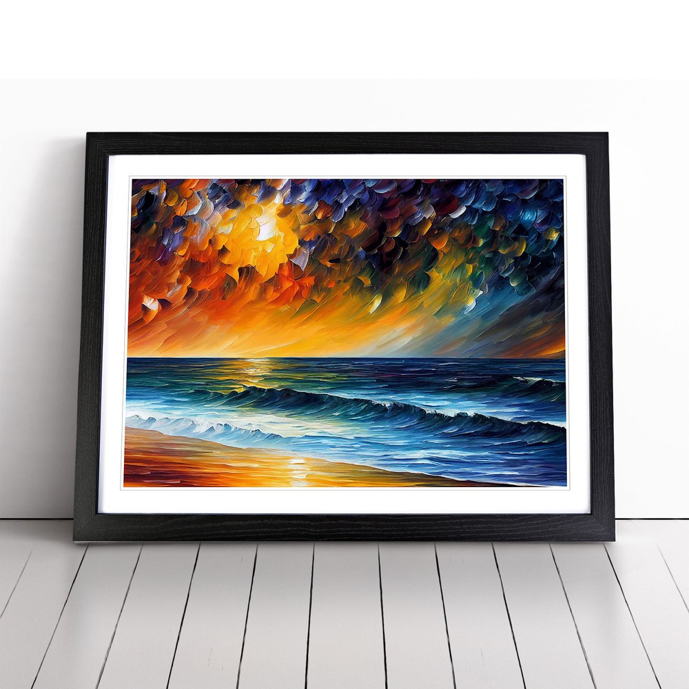 Dazzling Ocean Beach Vol.1 Wall Art Print Framed Canvas Picture Poster Decor