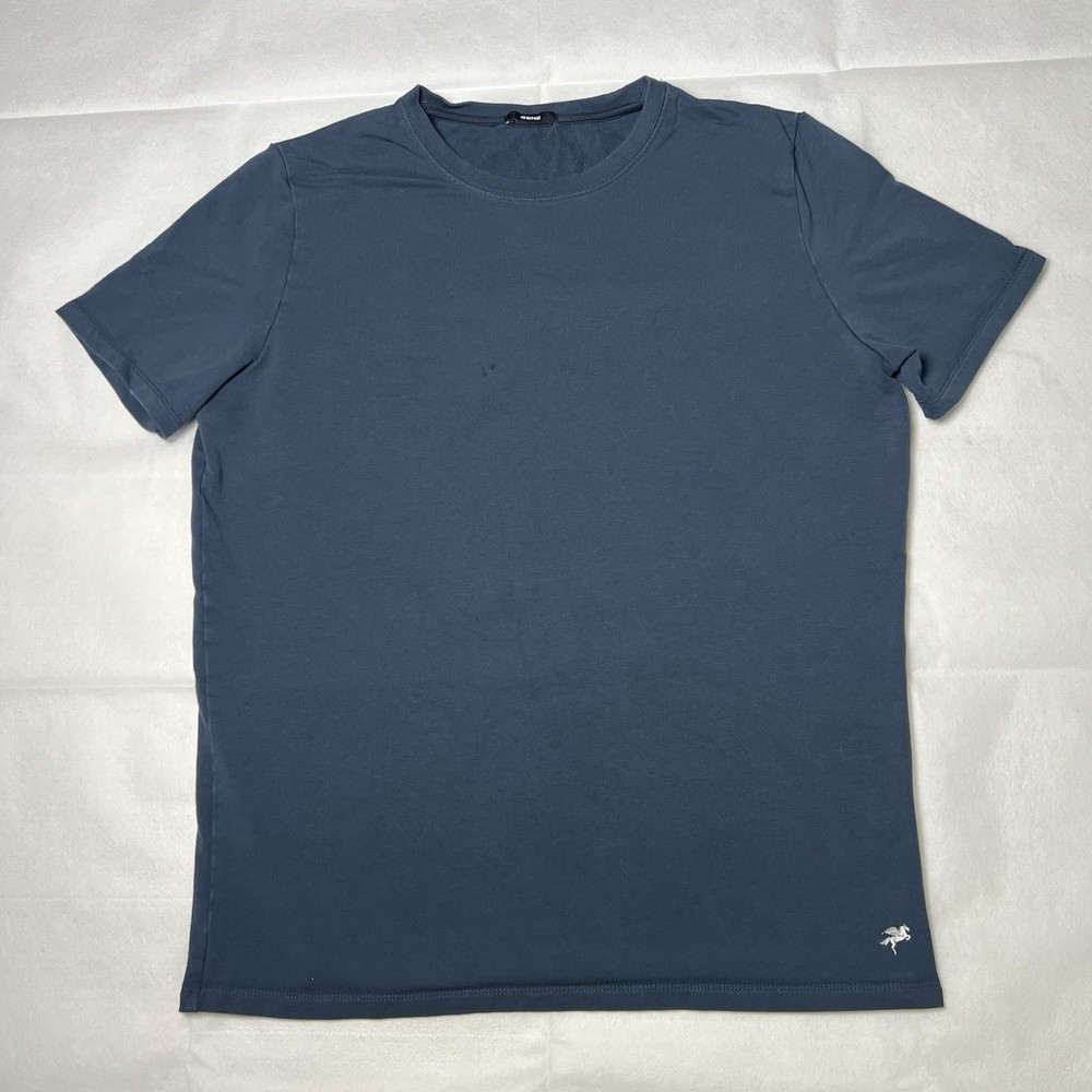 Sene Cumulus Crew T-Shirt Mens Short Sleeve Peruvian Pima Cotton