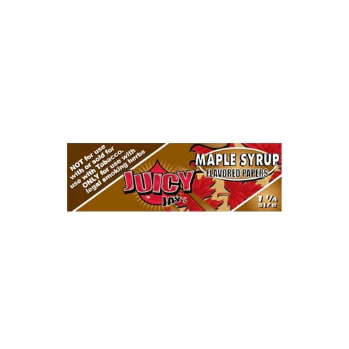 Juicy Jay’s Flavored Rolling Papers –Maple Syrup– 1 1/4