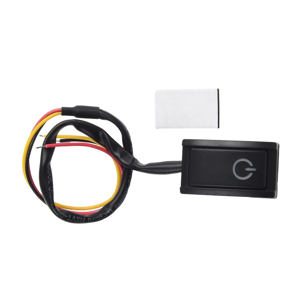 2.4W 12V LED Light Car Push Button Latching Turn ON/OFF Switch Control Auto Part