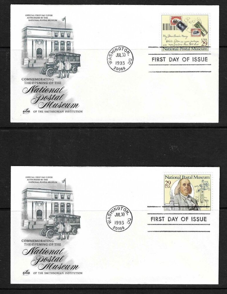 USA SC #2779-2782 National Postal Museum FDC Artcraft Cachet First Day Cover
