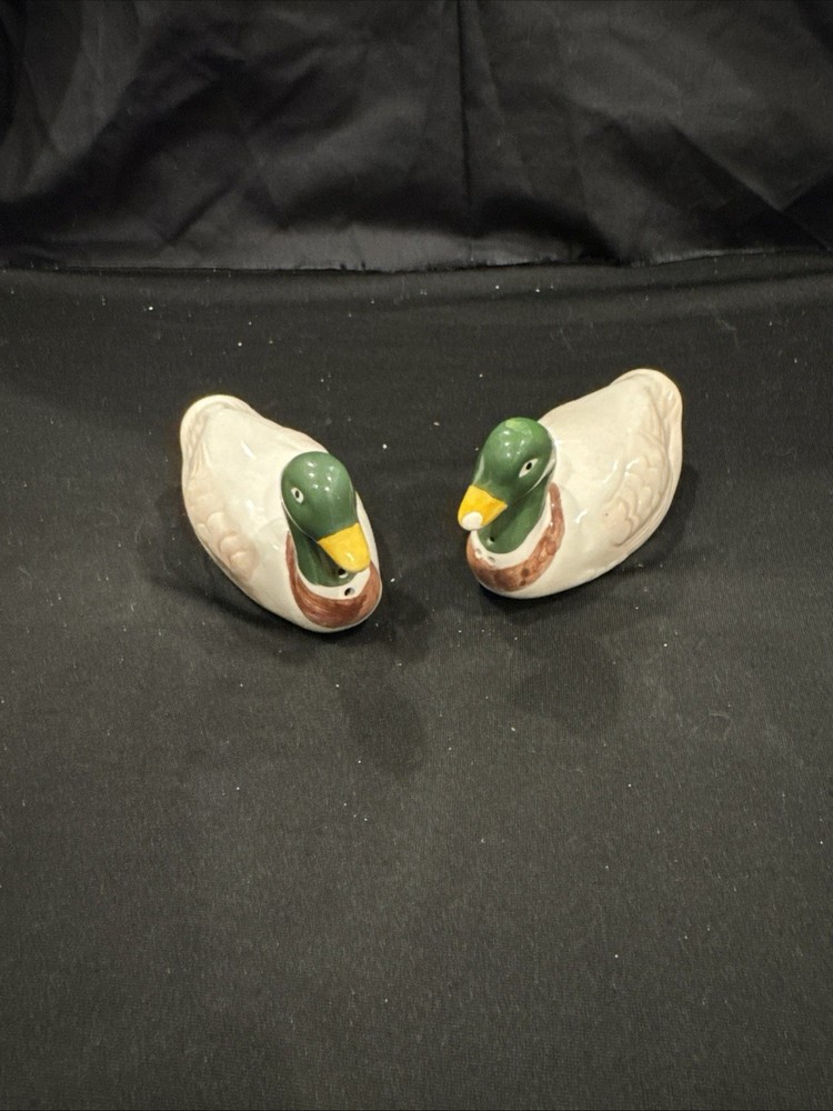 Set Of Mallard, Ducks, Salt, And Pepper Shakers