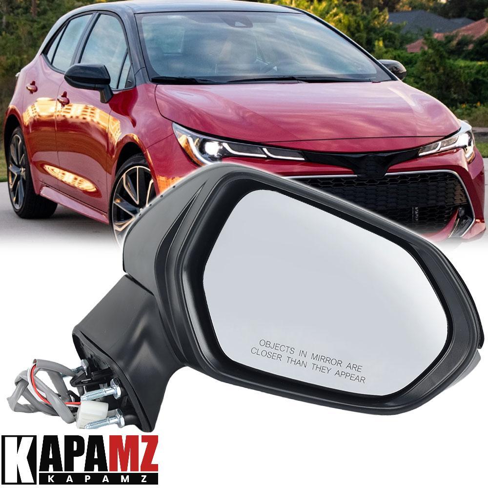 Right Passenger Side Door Mirror for 2020-2024 Toyota Corolla 3 Wire Power Glass