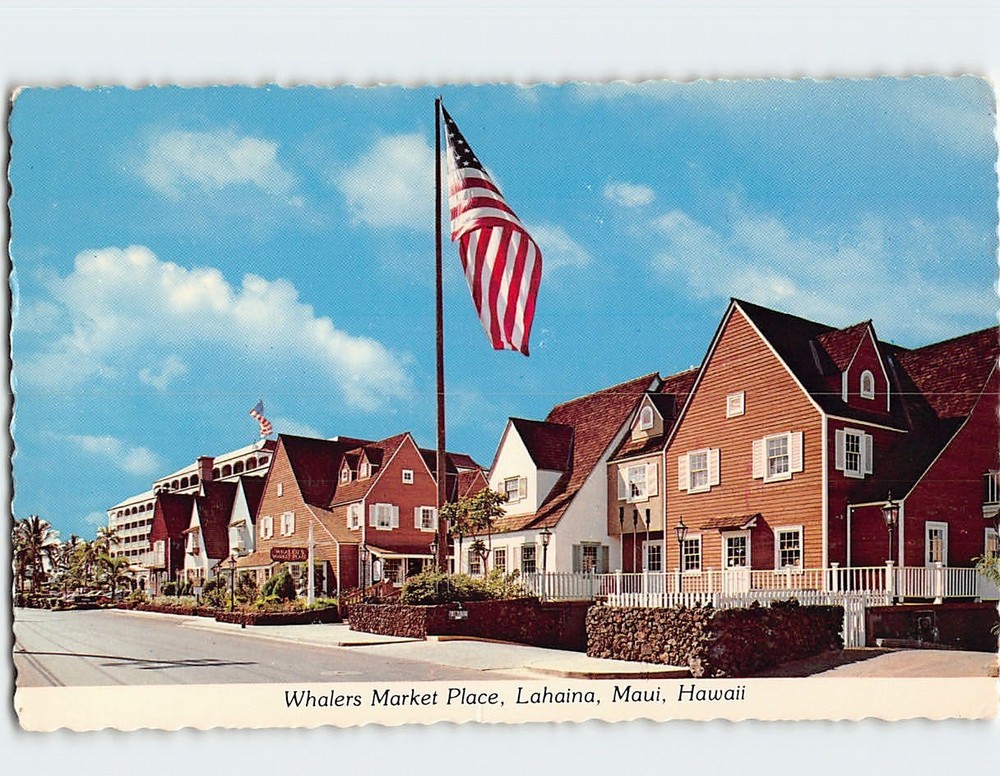 Postcard  The Whaler's Market Place in Lahaina Maui Hawaii