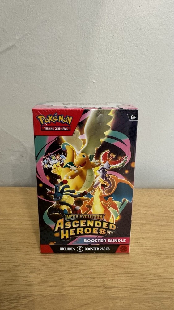 Pokemon TCG: Ascended Heroes Factory Sealed Booster Bundle Box FREE SHIPPING