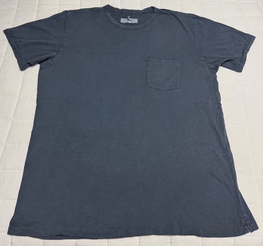 Rag & Bone Jean Men's Gray Crew Neck 100%Cotton T-Shirt Short Sleeve Size L NWOT
