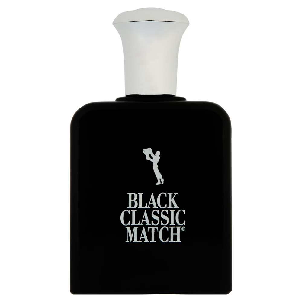 ParfumsBelcam Black Classic Match Eau de Toilette Spray, Cologne for Men, 2.5 fl