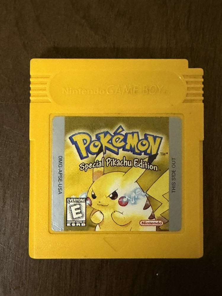 Pokemon Yellow Version Nintendo Game Boy, 1999, Authentic, Tested And Works