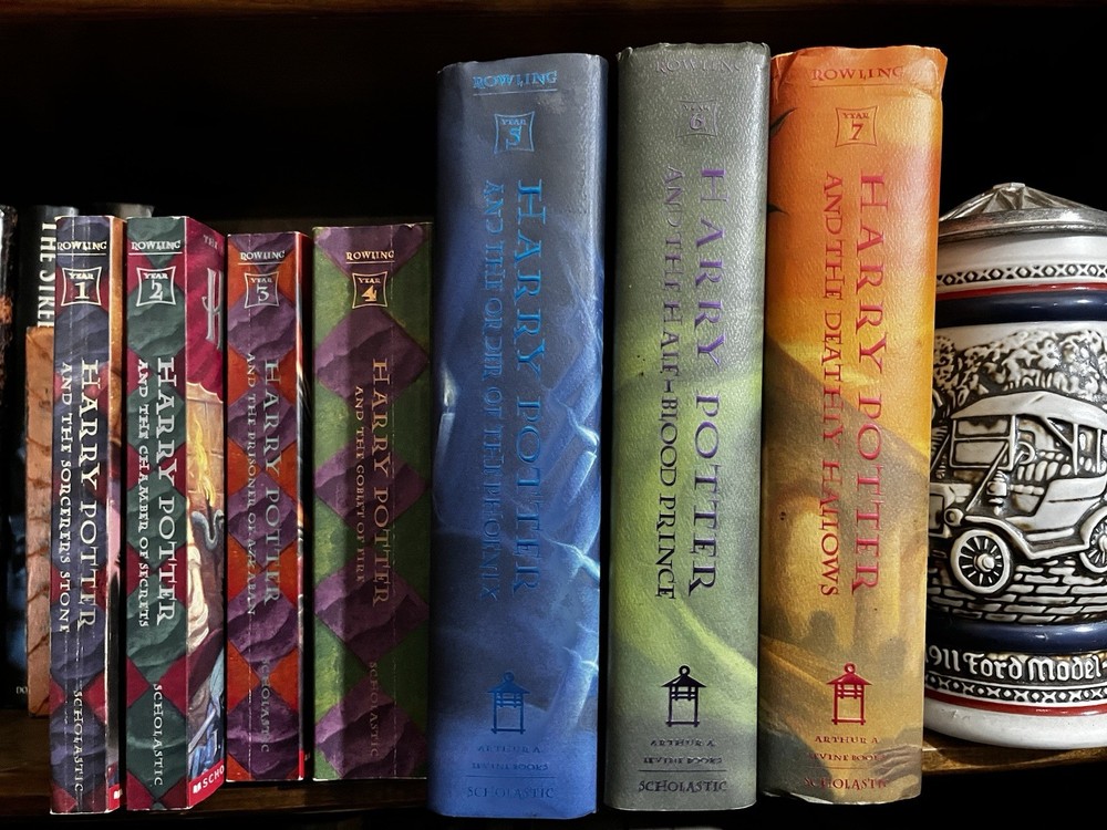 Harry Potter 7-Book Collection Set 1-7 Mixed Paperback & Hardback by JK Rowling