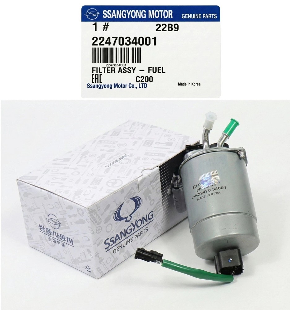 Genuine OEM Fuel Filter Assy 2247034001 for SsangYong Rexton Korando Sports