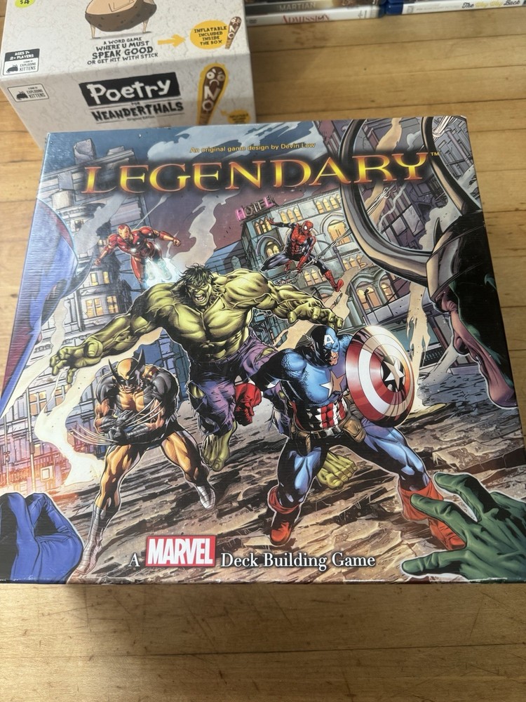 Upper Deck Legendary: A Marvel Deck Building Game Complete Core Game Used