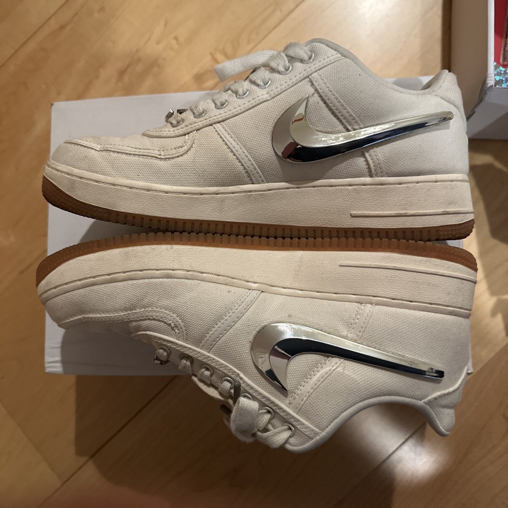 Size 10 - Nike Travis Scott x Air Force 1 Sail