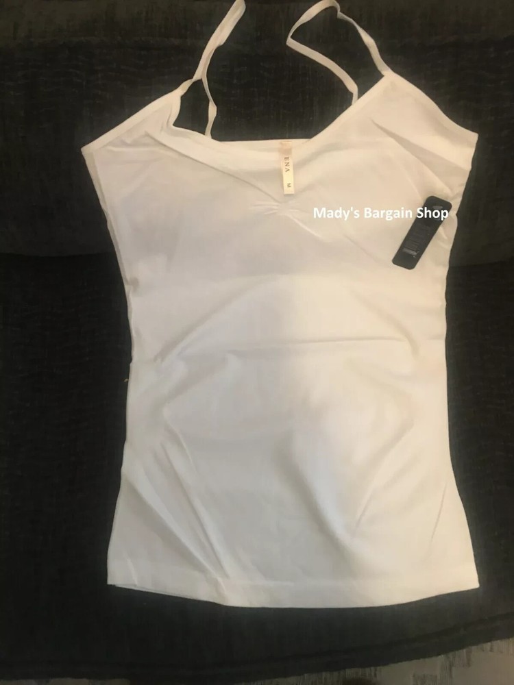 ENA Stretch Camisole Tank Top for Women - Sleeveless Basic in Size Small