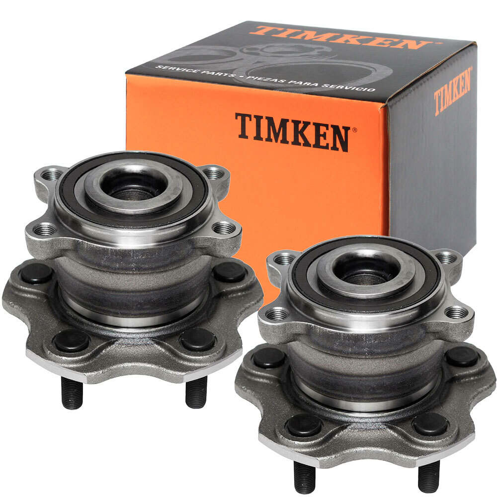 TIMKEN Rear Wheel Hub Bearings Set for 2009-2018 Nissan Maxima Pathfinder JX35 5-Lug