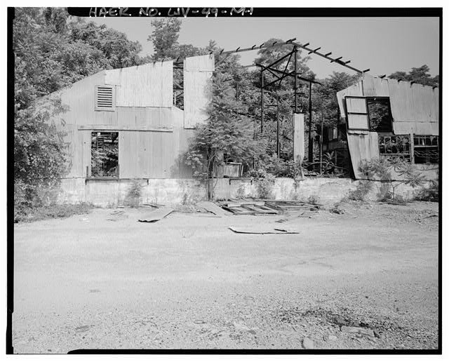 Standard Lime Stone Main Supply Building Ruins 1900s Industrial Plant