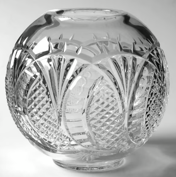 Seahorse Rose Bowl Glass Centerpiece Floral Display Vase