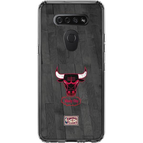 NBA Chicago Bulls LG K51/Q51 Clear Case - Chicago Bulls Hardwood Classics