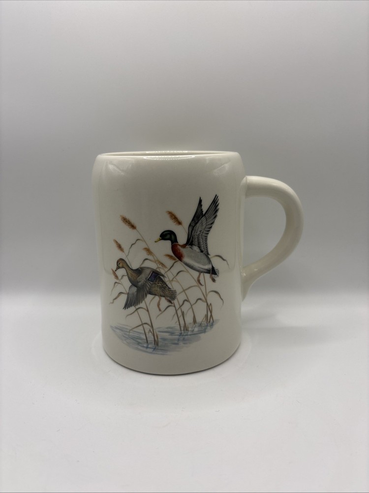 Vintage Corning Centura Mallard Duck Coffee Mug Game Birds Tea Cup (T153)