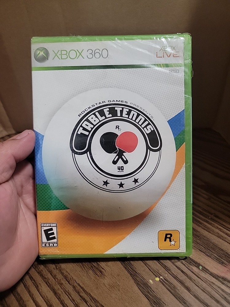 Damaged Xbox 360 Table Tennis Game - Free Shipping