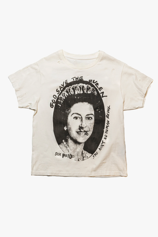 God Save The Queen' Sex Pistols Vintage Tee MA164 FREE SHIPPING