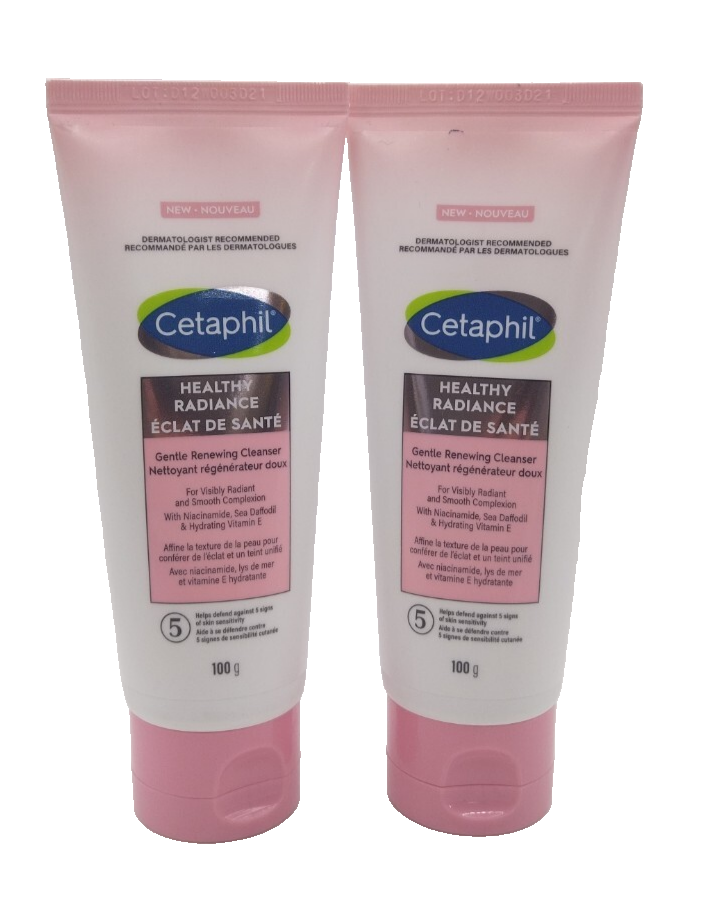 Cetaphil Bright Healthy Radiance Gentle Renewing Cleanser 100G for Glowing Skin