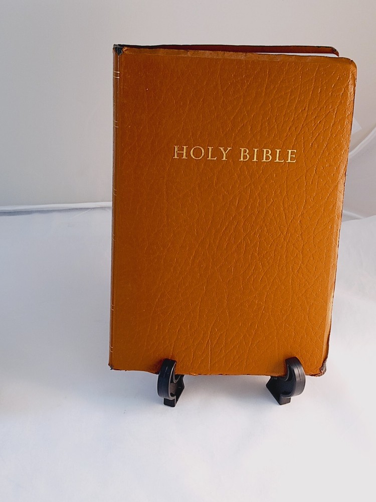 HCSB Holman Christian Standard Bible in Genuine Leather with Gold Edges and Life Application Guide  