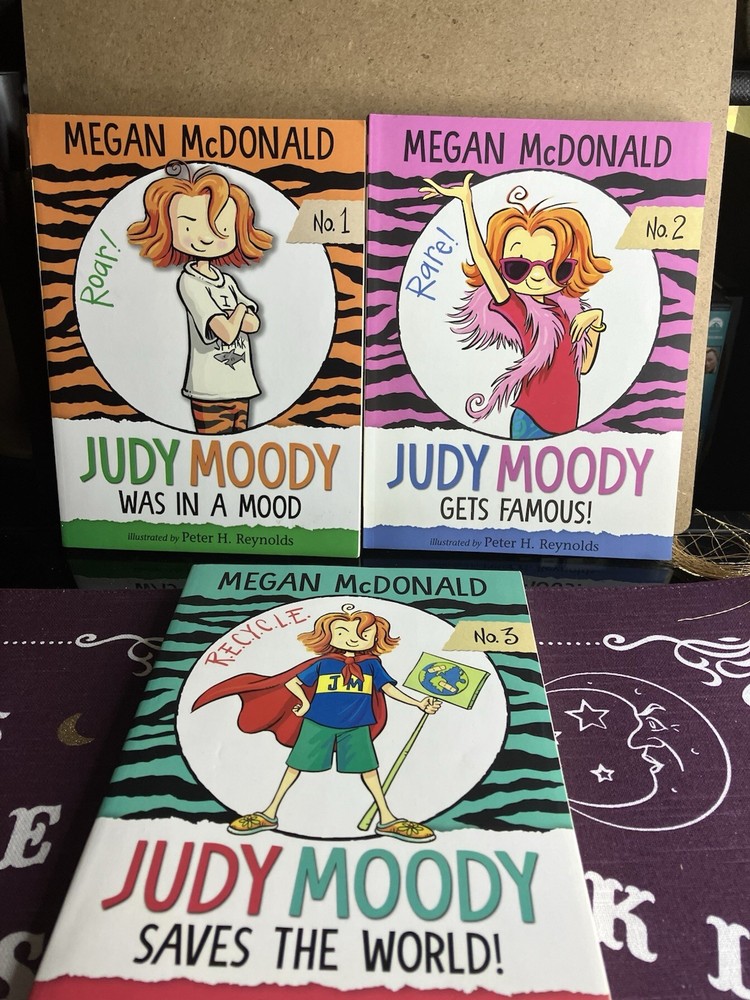 Lot Of 3 Judy Moody Books Book 1-3  By Megan McDonald
