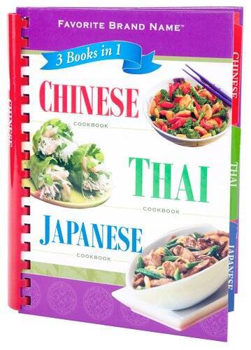 Chinese, Thai, Japanese Cookbook: 3 Books in 1: Favorite Brand Name - VERY GOOD