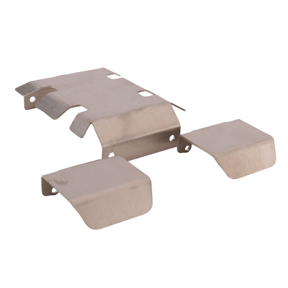 Stainless Steel Chassis Armor Axle Protector Skid Plate for    RC5843