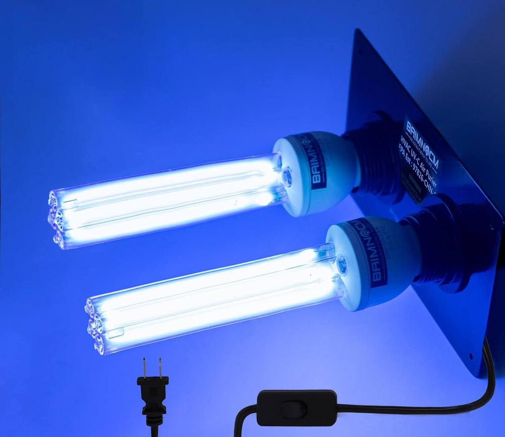 50 Watts(2X25W Bulb) Duct Uv Light Hvac Ac Filter UV-C-image