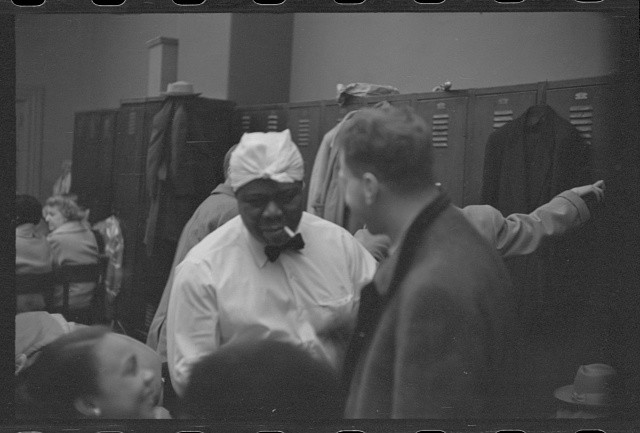 Photo:Benny Goodman 1950s Jazz Musician Backstage Locker Room