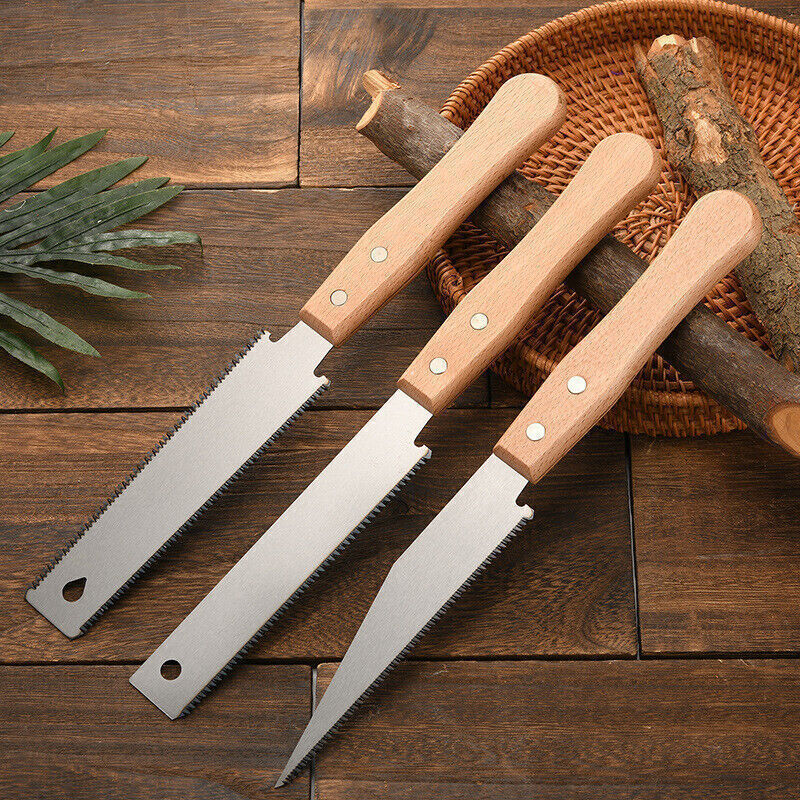 Small Japanese Hand Saw for Fine Cutting Wood, Double Edged