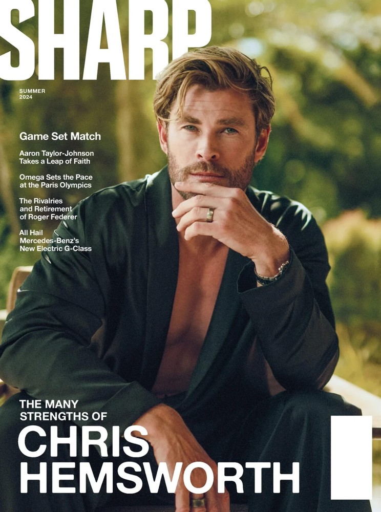 Sharp Magazine Chris Hemsworth Cover, NEW
