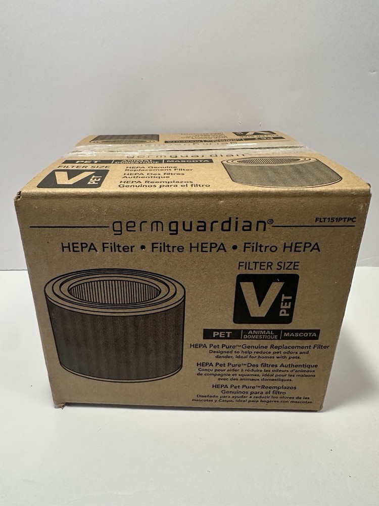 GermGuardian HEPA Filter Size V Pet Genuine Replacement Filter Model-FLT151PTPC