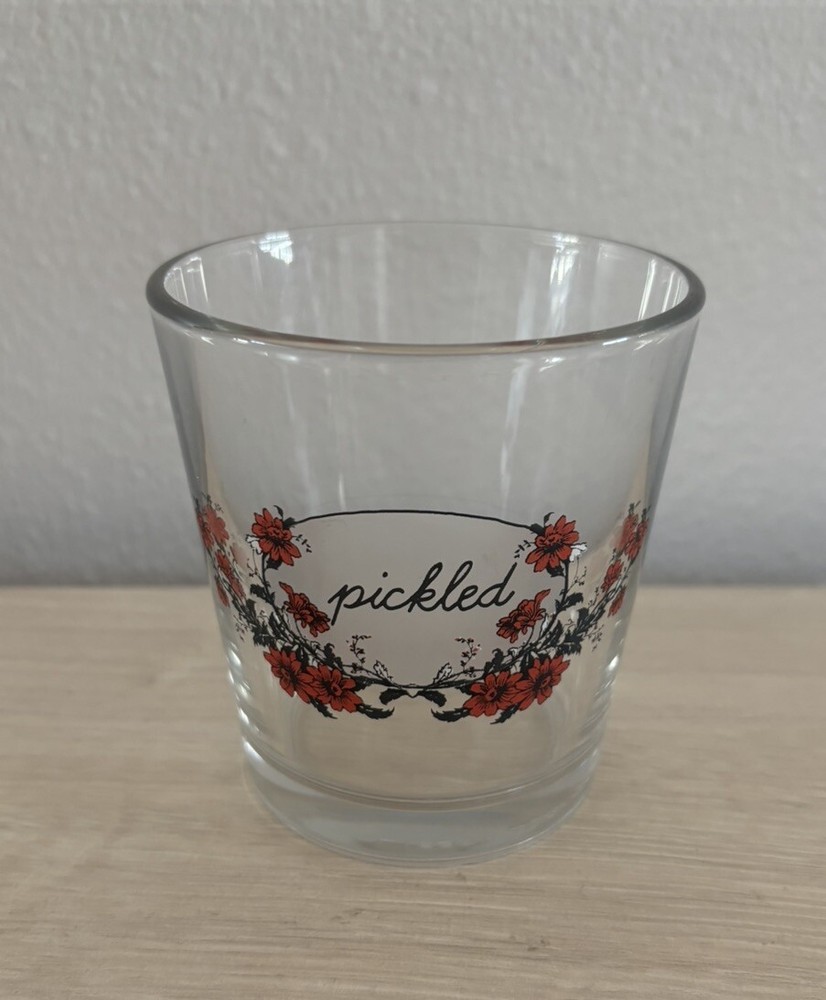 Libbey”Pickled” Old Fashioned Glass VTG Cocktail Tumbler