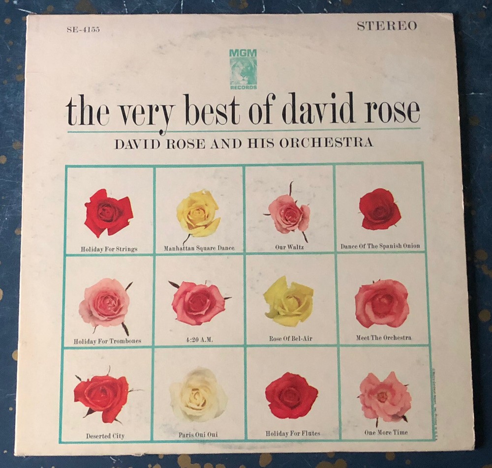 David Rose And His Concert Orchestra–The Very Best Of David Rose-Vinyl Record LP
